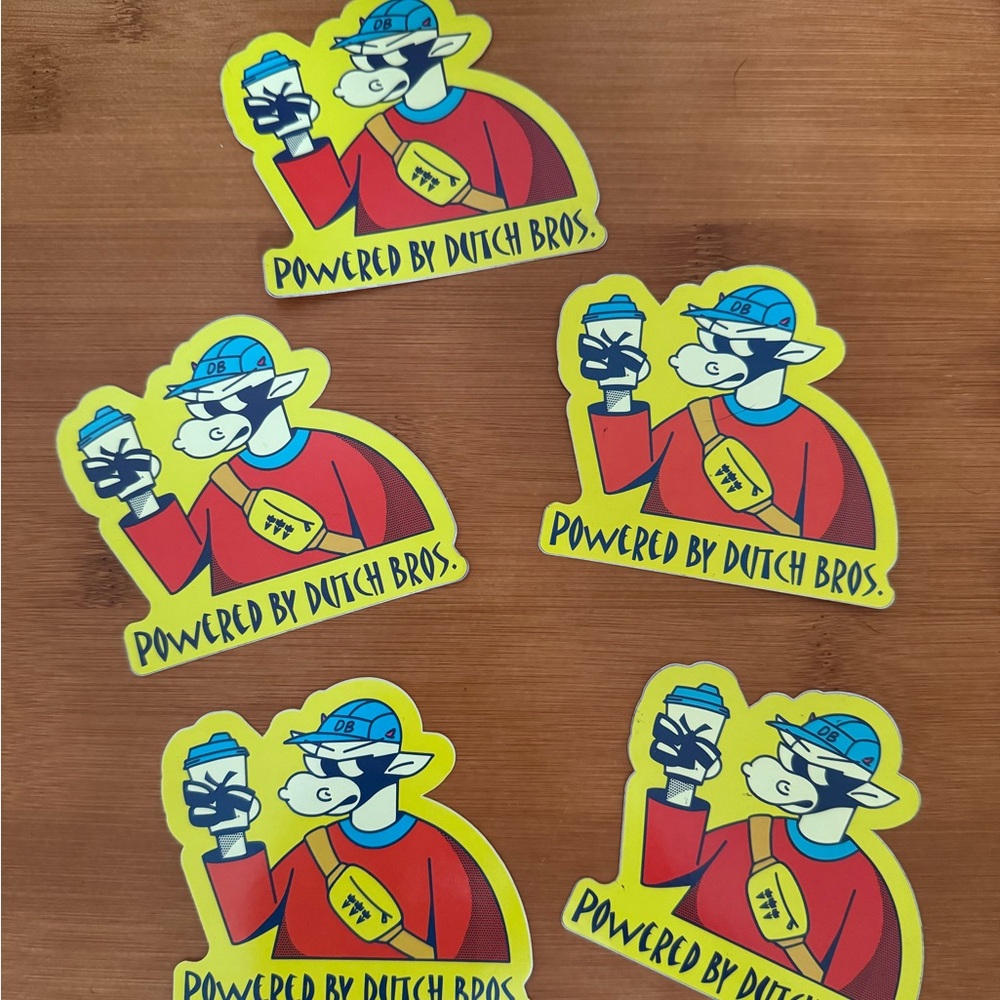 Dutch Bros cow Sticker